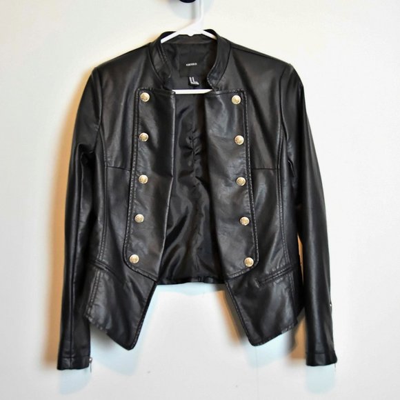 Forever 21 Jackets & Blazers - Vegan Leather Moto Jacket